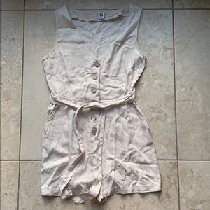 A cute linen, romper